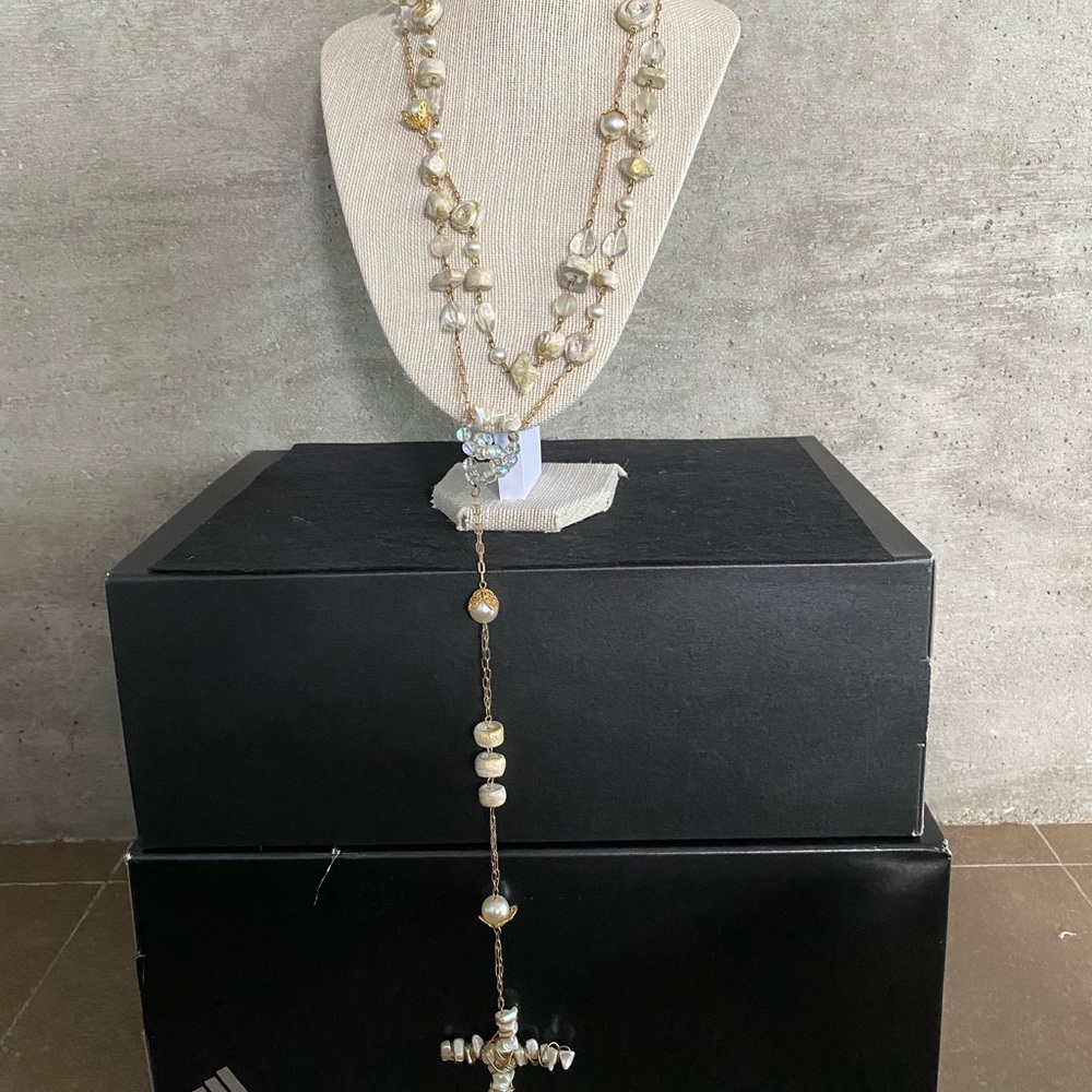 Vintage Handmade Crystal Rosary